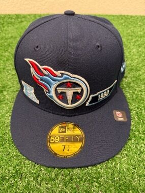 New Era 59FIFTY Tennessee Titans Flame Logo Fitted Hat 7 1/4